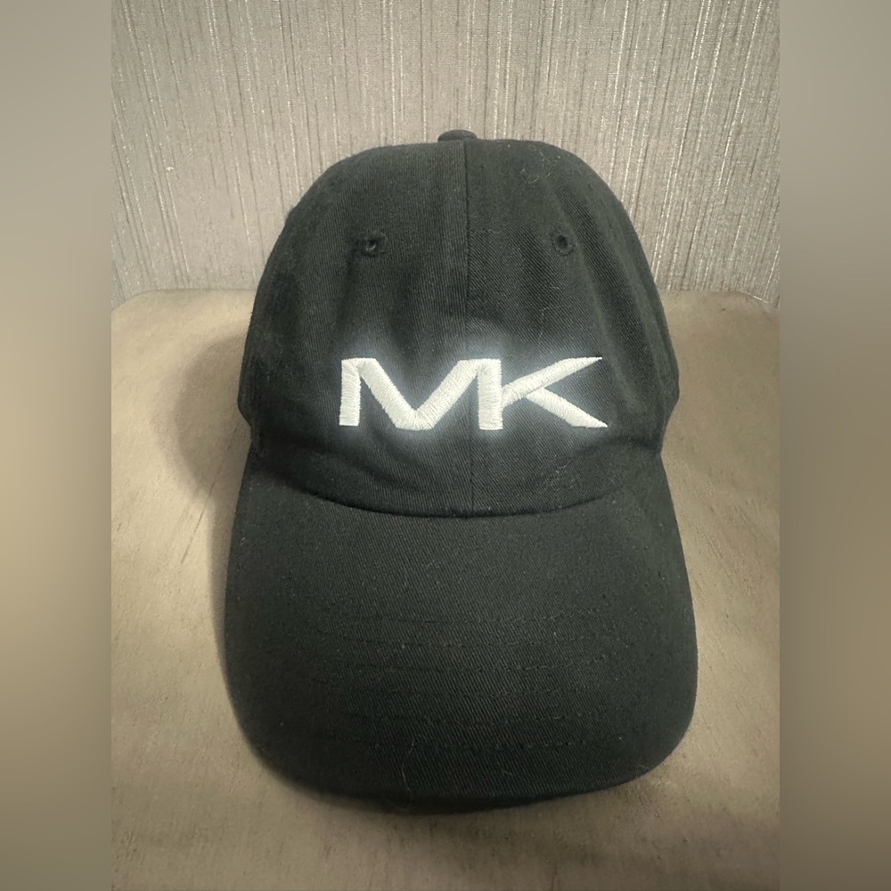 Michael Kors Black Hat with White Logo